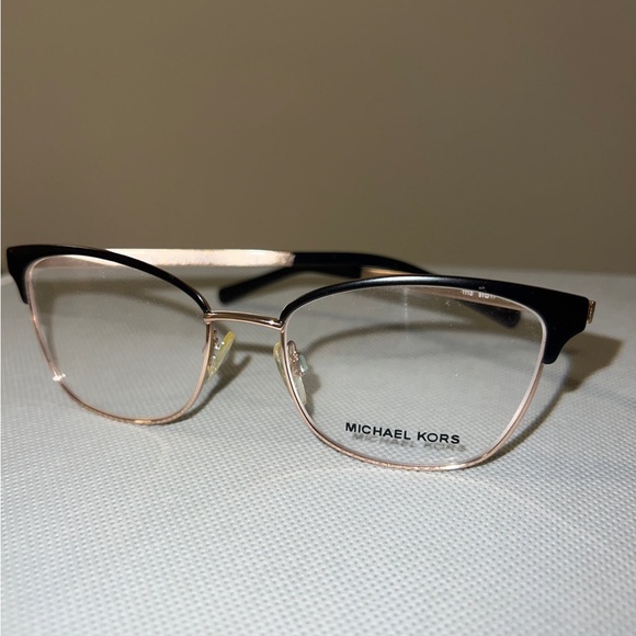 Michael Kors Eyeglasses ~ NEW! Black/Gold Size 51 - Picture 1 of 4